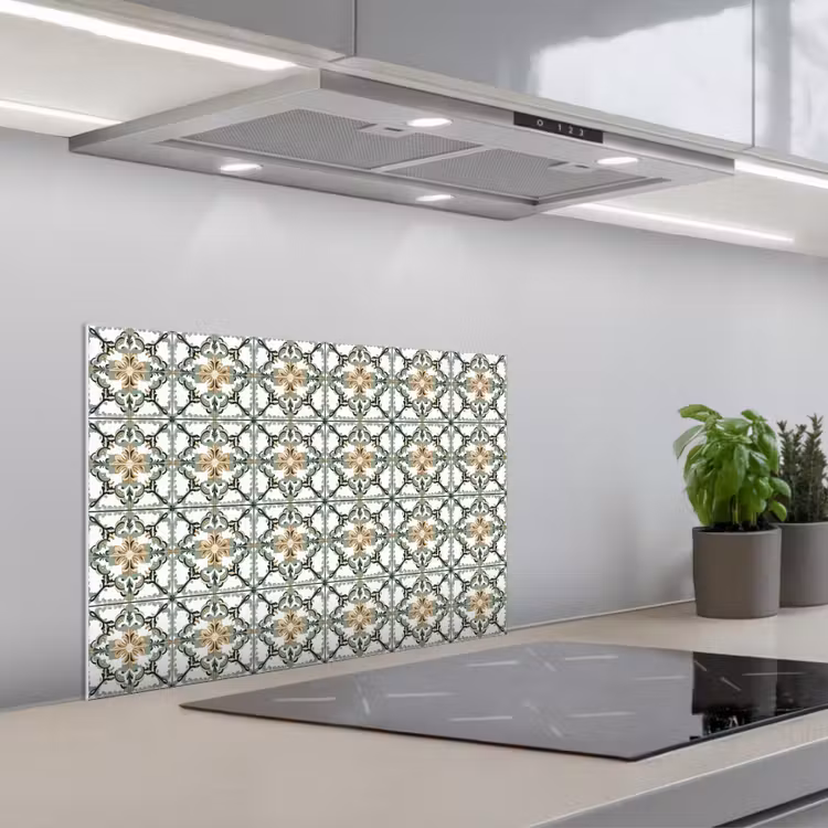 Spatscherm keuken - Floraal - Verweerd - Keurrijk — 5