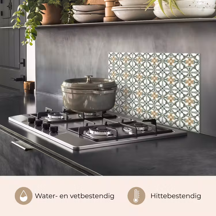 Spatscherm keuken - Floraal - Verweerd - Keurrijk — 7