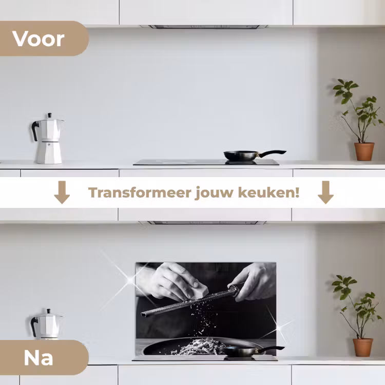 Spatscherm keuken - Kaas - Pasta - Rasp — 3