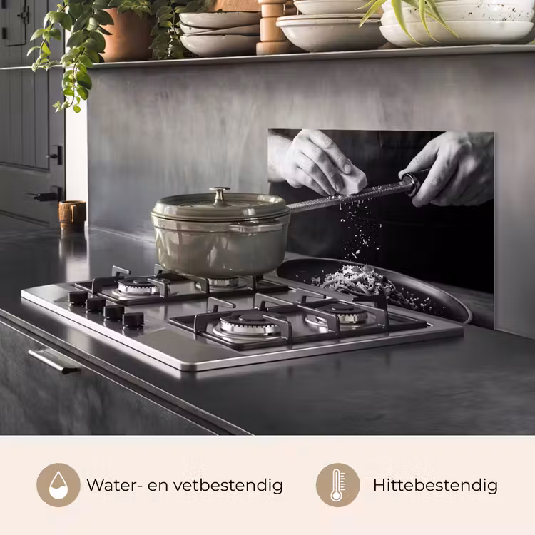 Spatscherm keuken - Kaas - Pasta - Rasp — 7