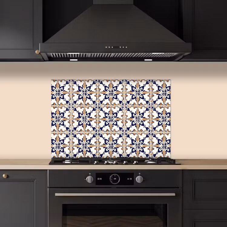 Spatscherm keuken - Klassiek - Patroon - Kleurrijk — 2