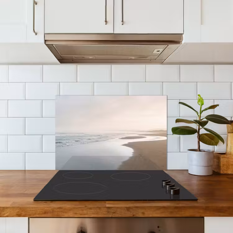 Spatscherm keuken - Kustlijn - Strand - Oceaan — 6