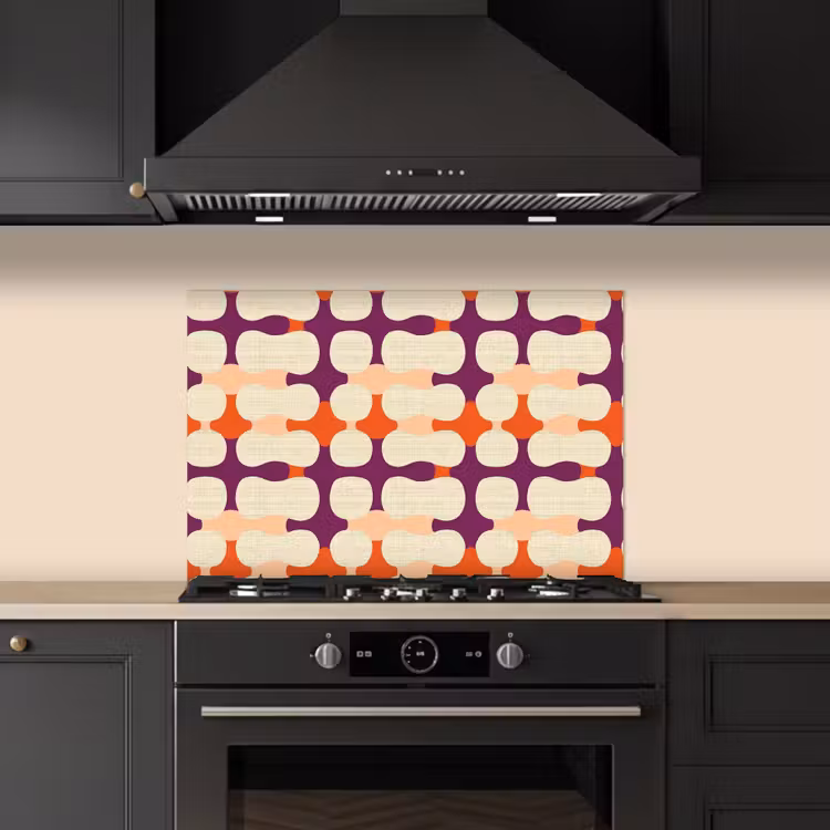 Spatscherm keuken - Modern - Patroon - Kleurrijk — 2