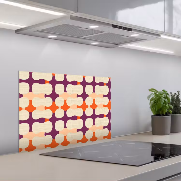 Spatscherm keuken - Modern - Patroon - Kleurrijk — 5