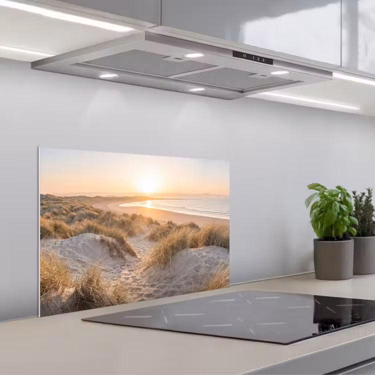 Spatscherm keuken - Duinen - Strand - Zee — 5