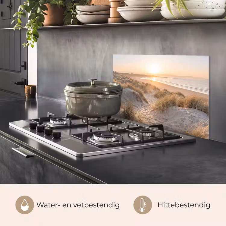 Spatscherm keuken - Duinen - Strand - Zee — 7