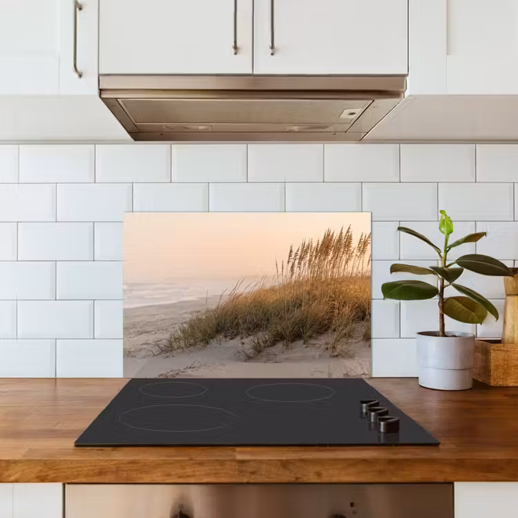 Spatscherm keuken - Duinlandschap - Zonsondergang - Strand — 6