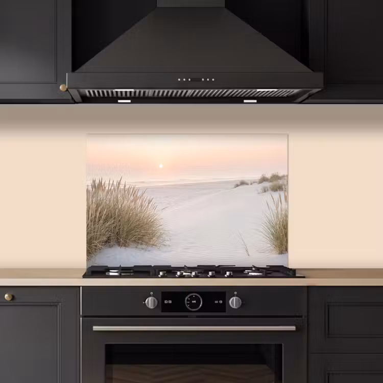 Spatscherm keuken - Horizon - Duinlandschap - Zand — 2