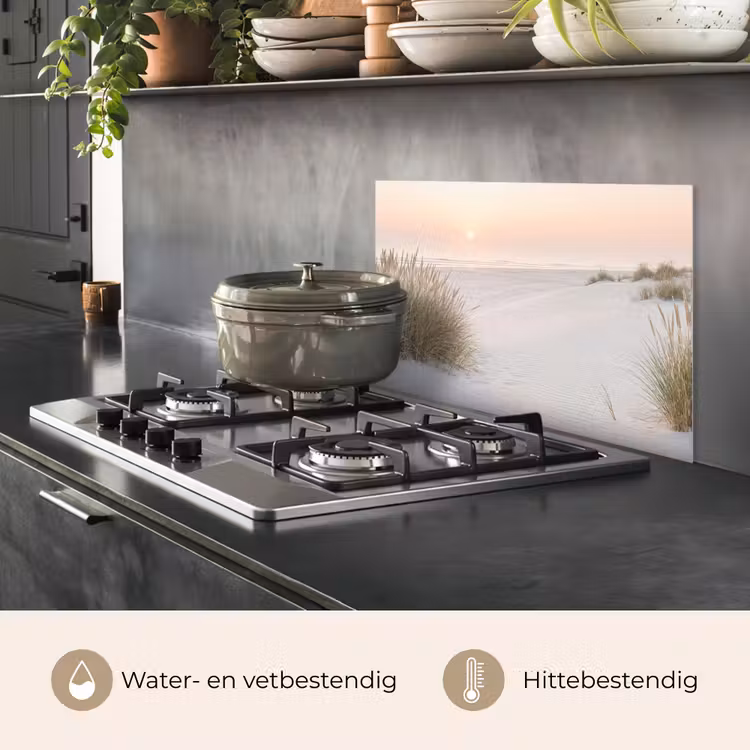 Spatscherm keuken - Horizon - Duinlandschap - Zand — 7