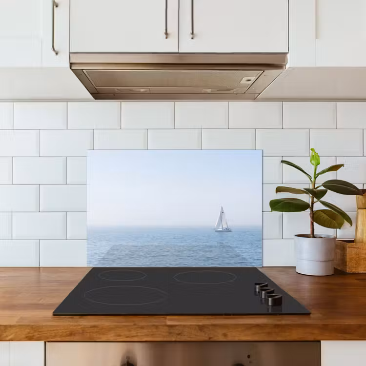 Spatscherm keuken - Horizon - Zeilboot - Zee — 6