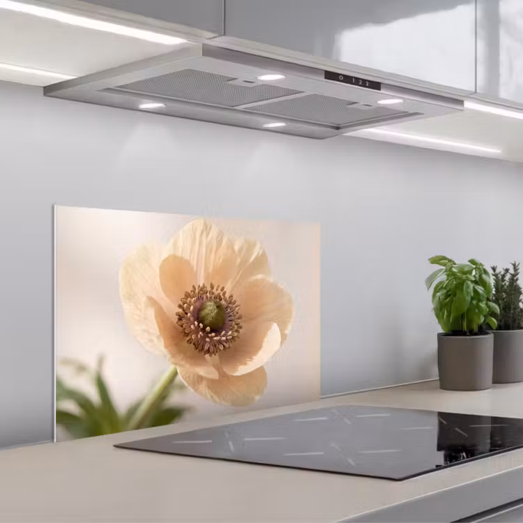 Spatscherm keuken - Bloem - Minimalistisch - Groen — 5