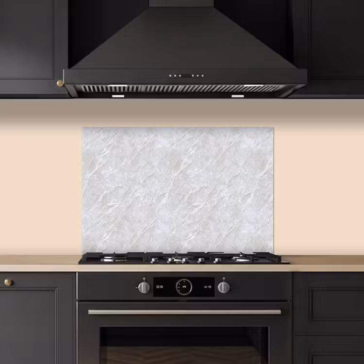 Spatscherm keuken - Oppervlakte - Textuur - Grijs — 2