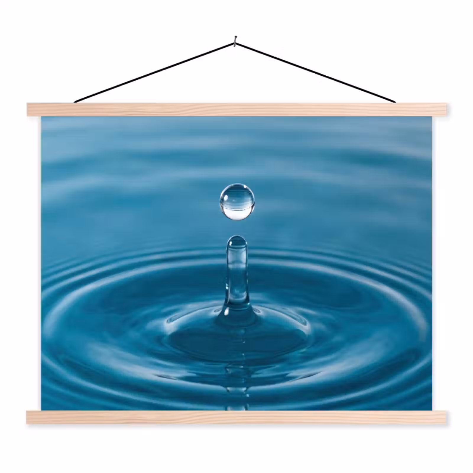 Schoolplaat - Waterdruppel - Water - Oppervlakte — 1
