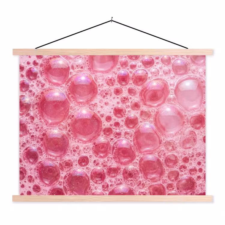 Schoolplaat - Roze - Schuim - Bubbels — 1