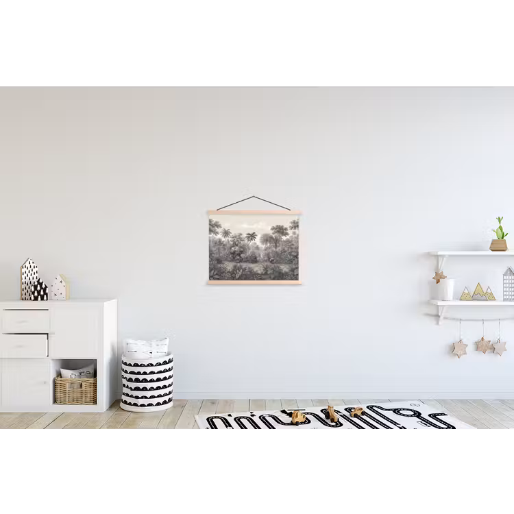 Schoolplaat - Tropisch - Landschap - Illustratie — 3