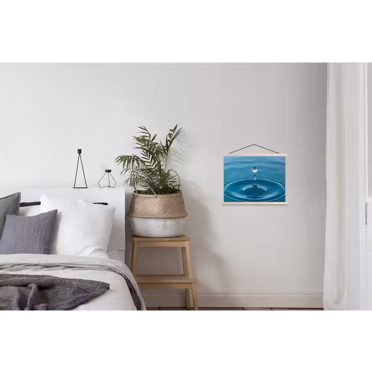 Schoolplaat - Waterdruppel - Water - Oppervlakte — 2
