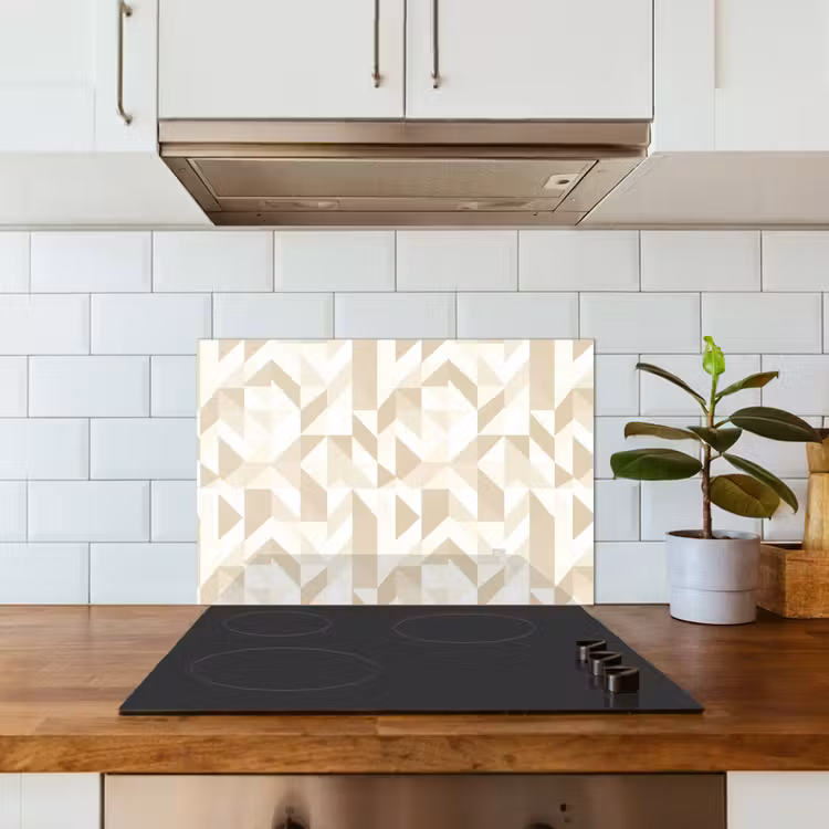 Spatscherm keuken - Modern - Abstract - Beige — 6