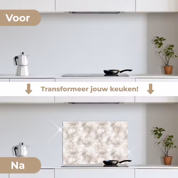 Spatscherm keuken - Organisch - Patroon - Gemêleerd — 3