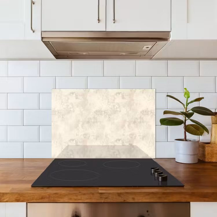 Spatscherm keuken - Patroon - Organisch - Beige — 6