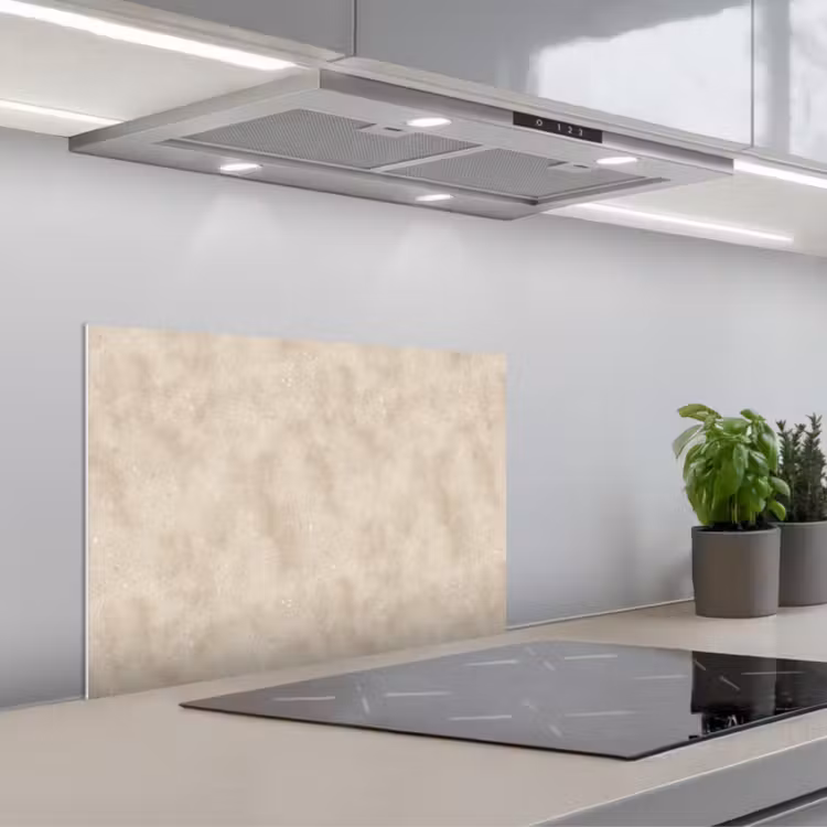 Spatscherm keuken - Structuur - Spikkels - Beige — 5