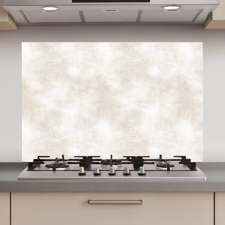 Spatscherm keuken - Subtiel - Structuur - Beige — 1