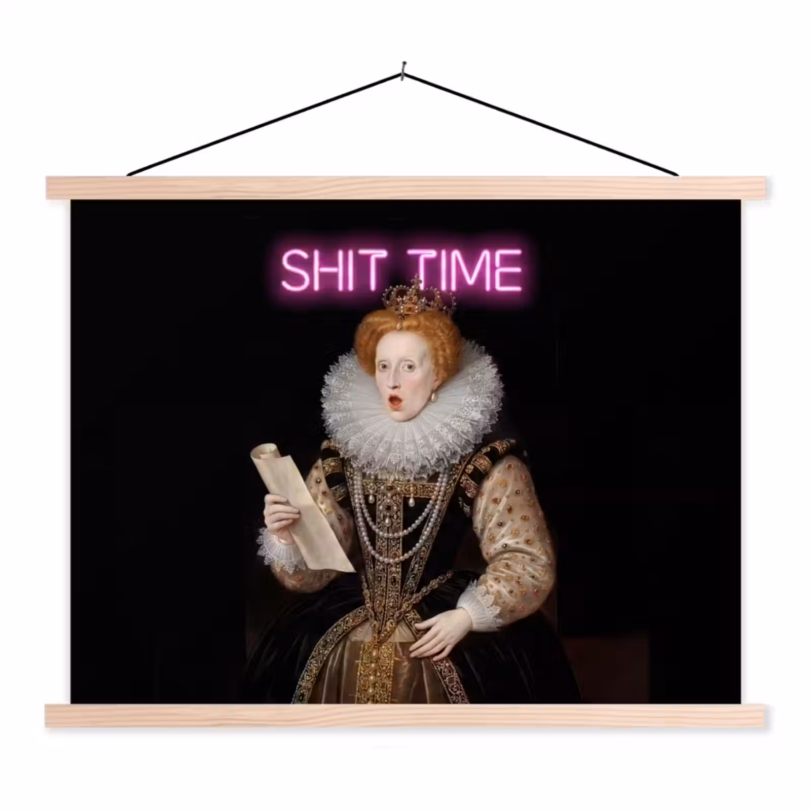 Schoolplaat - Portret - Humor - Neon — 1