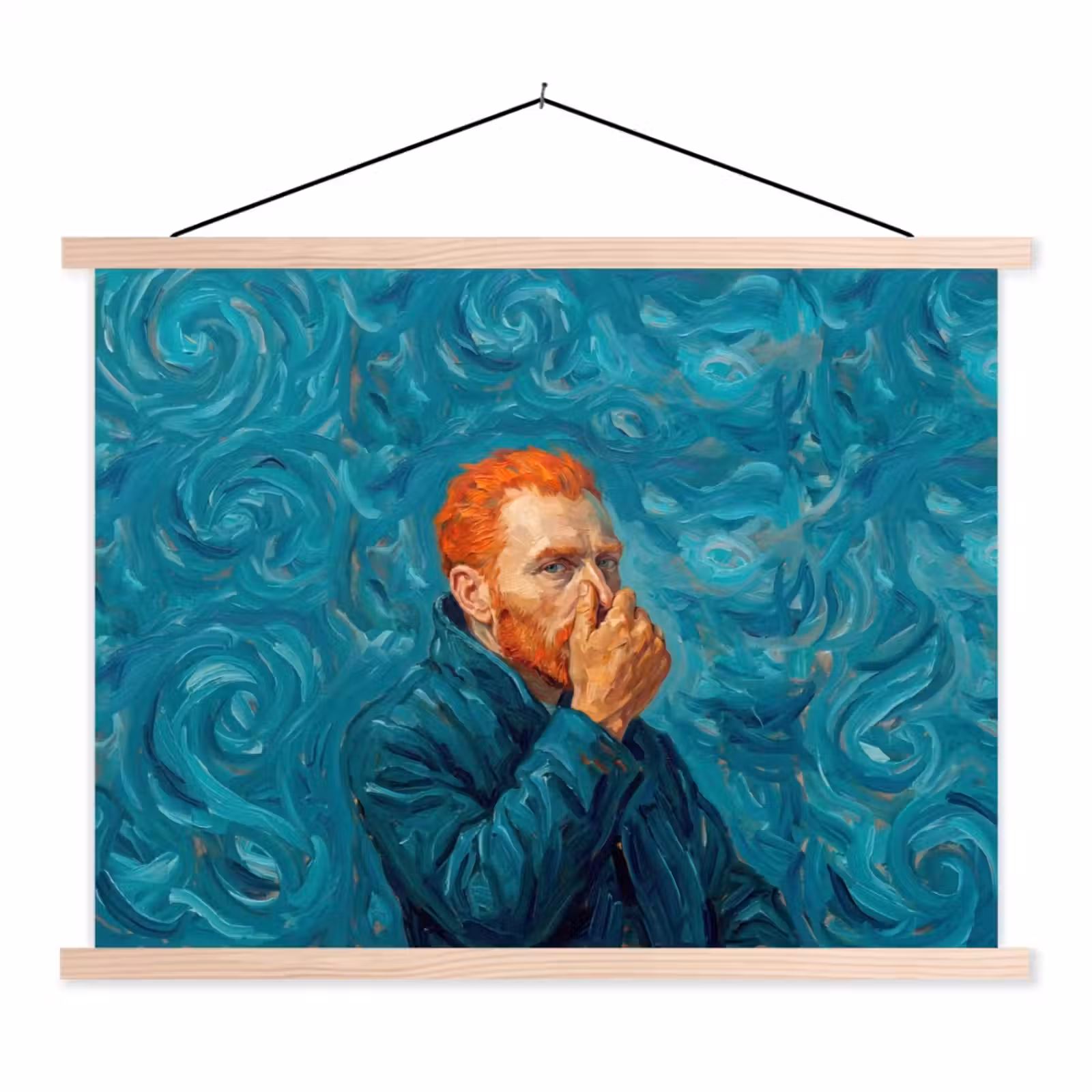 Schoolplaat - Portret - Klassiek - Blauw — 1