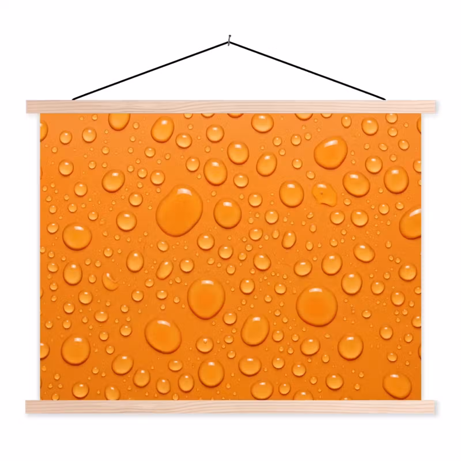 Schoolplaat - Water - Druppels - Oranje — 1