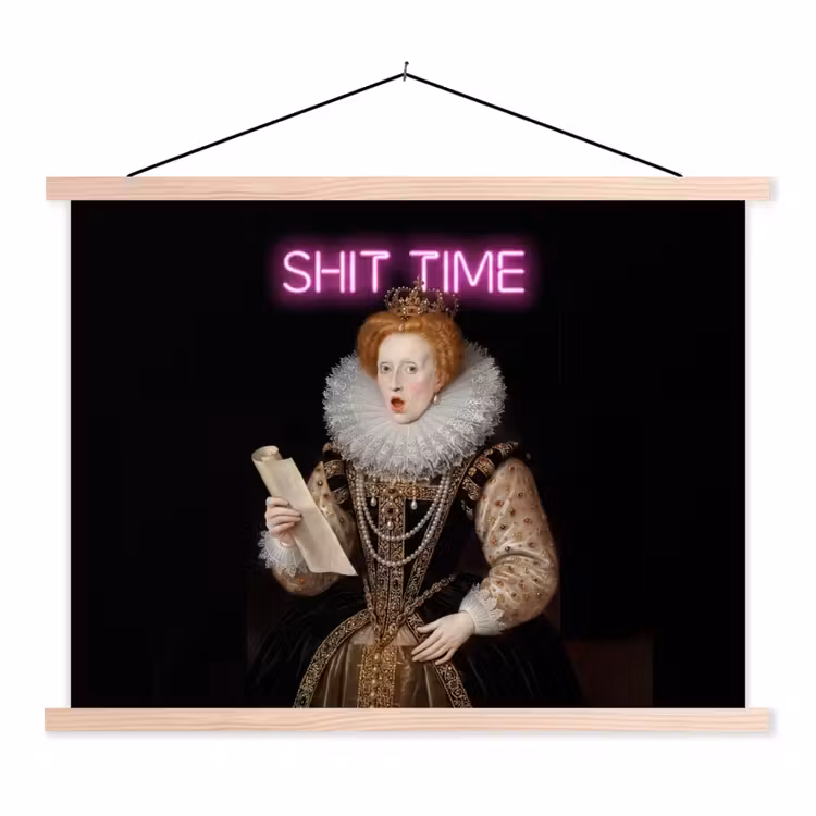 Schoolplaat - Portret - Humor - Neon — 1