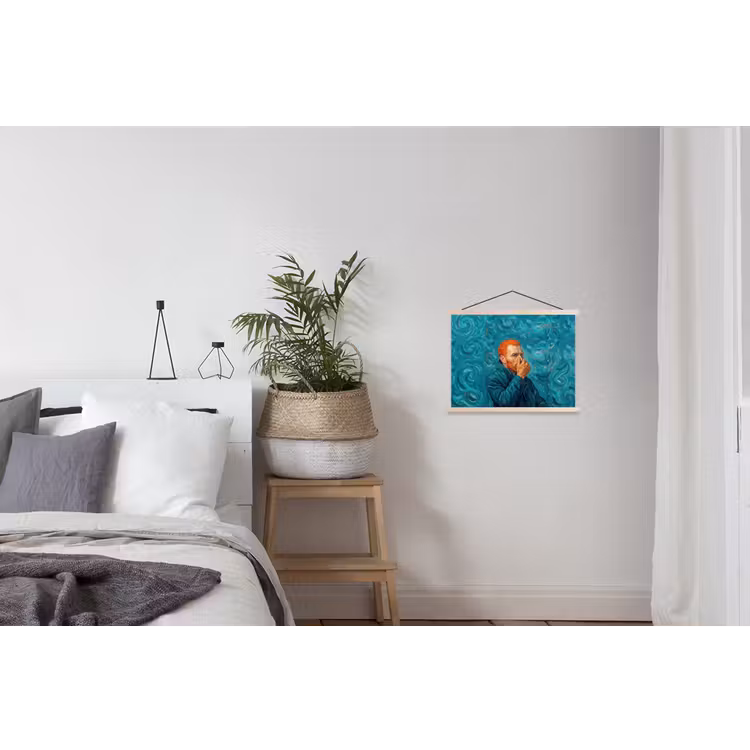 Schoolplaat - Portret - Klassiek - Blauw — 2