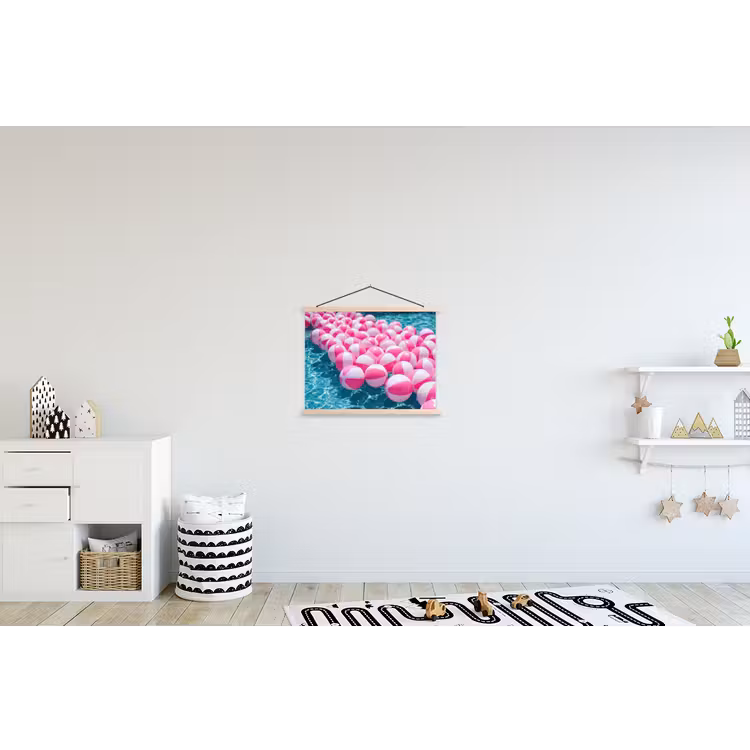 Schoolplaat - Strandballen - Roze - Water — 3
