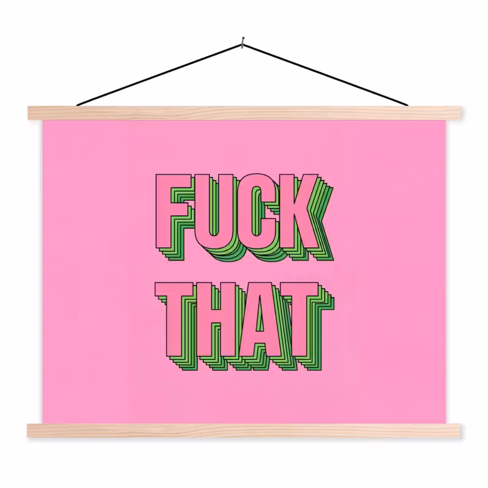 Schoolplaat - Tekst - Bold - Roze — 1