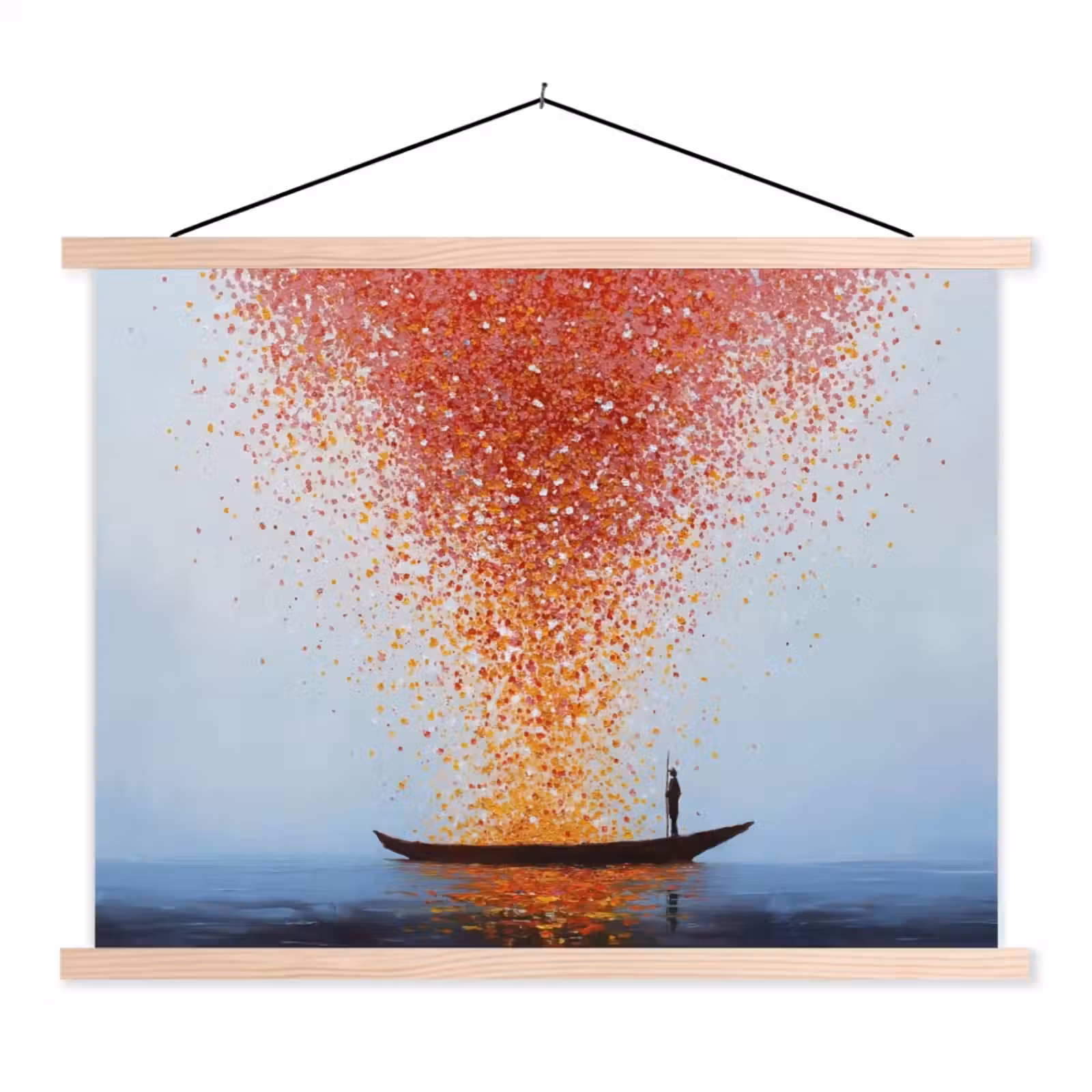 Schoolplaat - Wolk - Confetti - Boot - Wateroppervlakte — 1