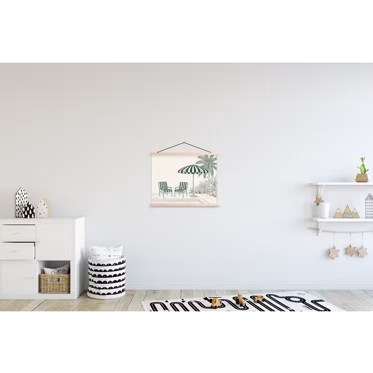 Schoolplaat - Terras - Illustratie - Groen — 3