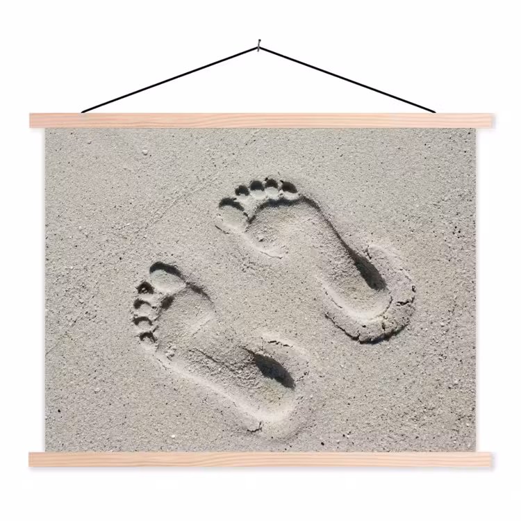 Schoolplaat - Voeten - Zand - Zee — 1