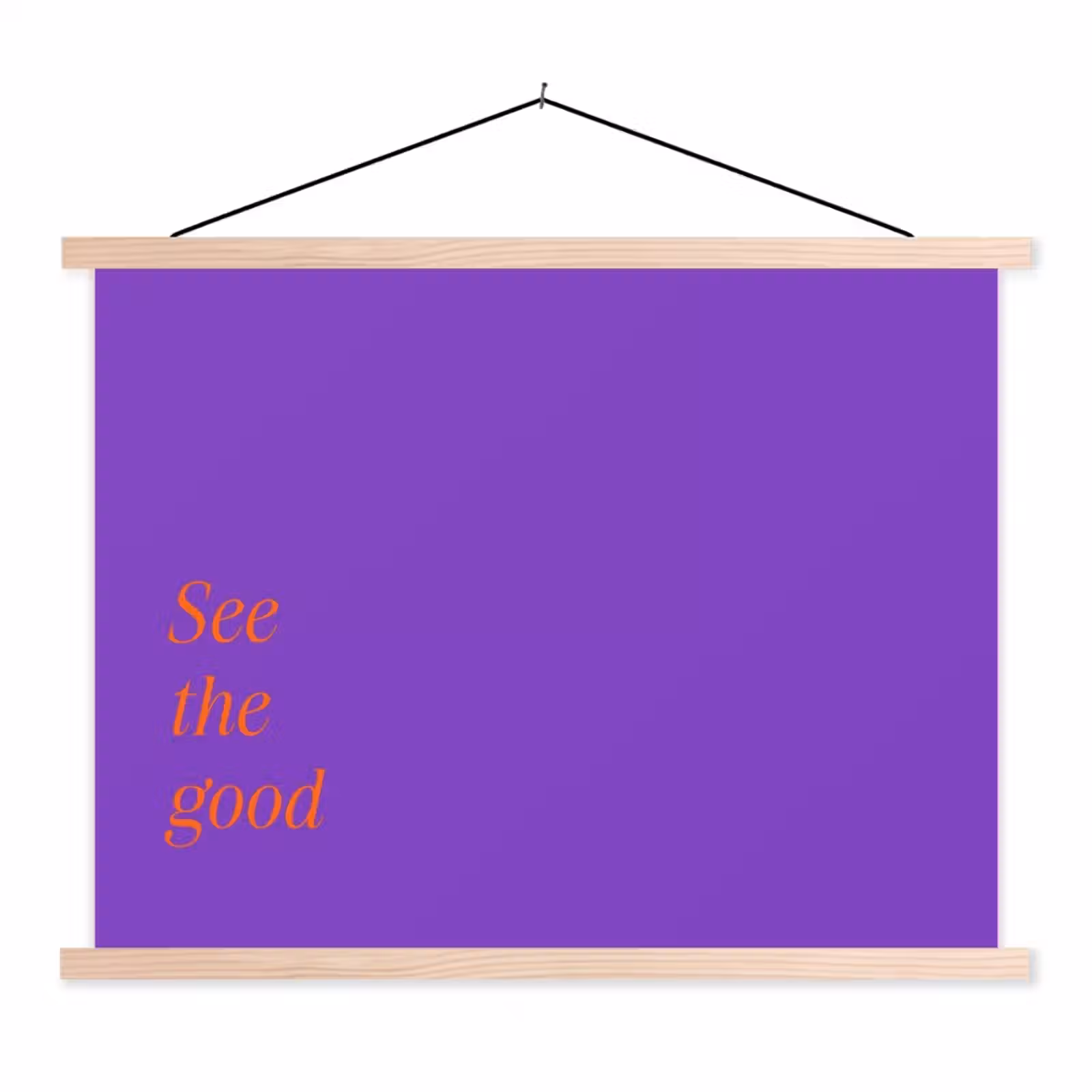 Schoolplaat - See the good - Oranje - Paars — 1