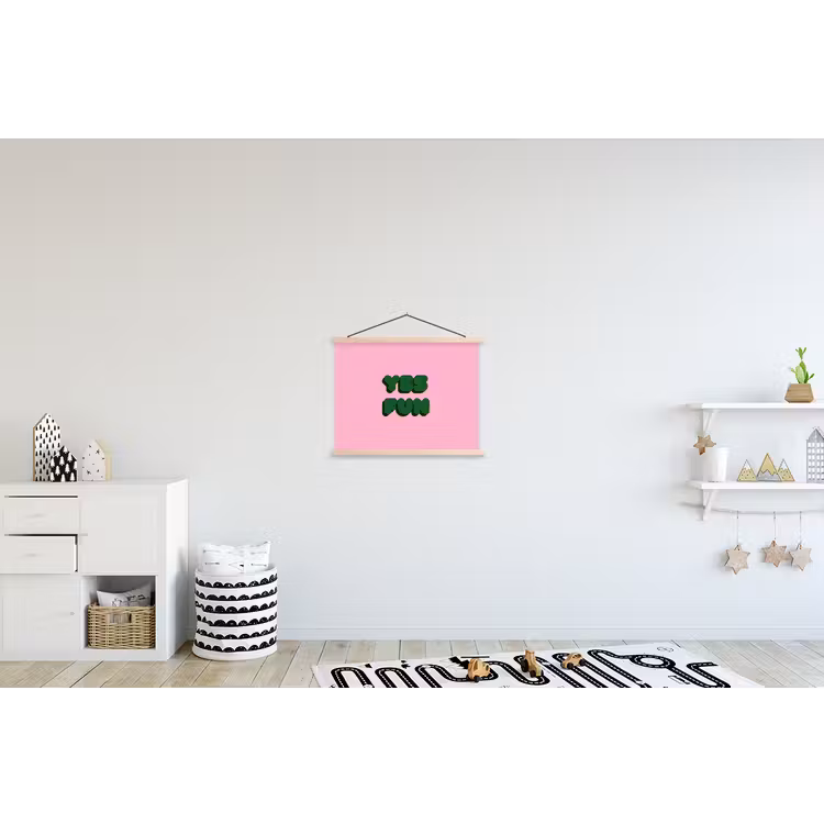 Schoolplaat - Yes fun - Groen - Roze — 3
