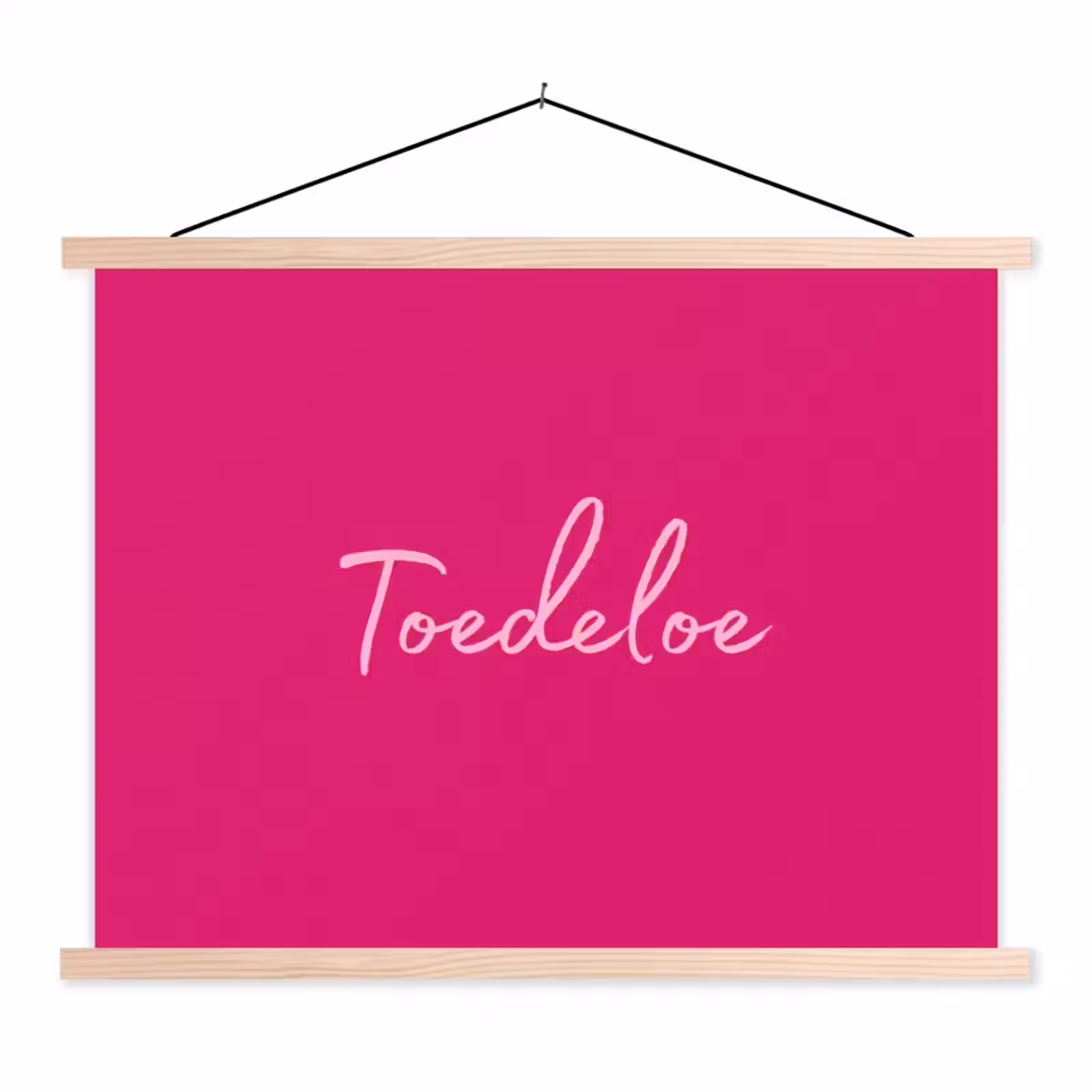 Schoolplaat - Toedeloe - Roze — 1