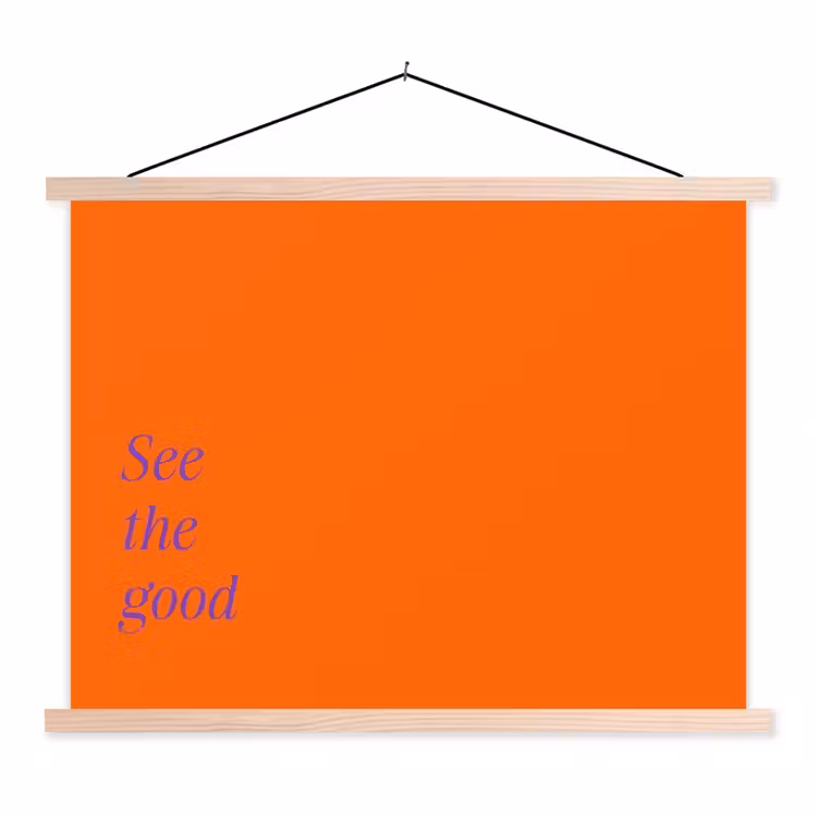 Schoolplaat - See te good - Paars - Oranje — 1