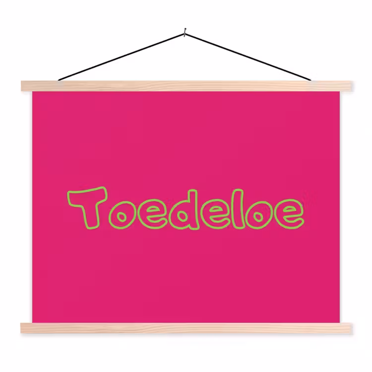 Schoolplaat - Toedeloe - Groen - Roze — 1