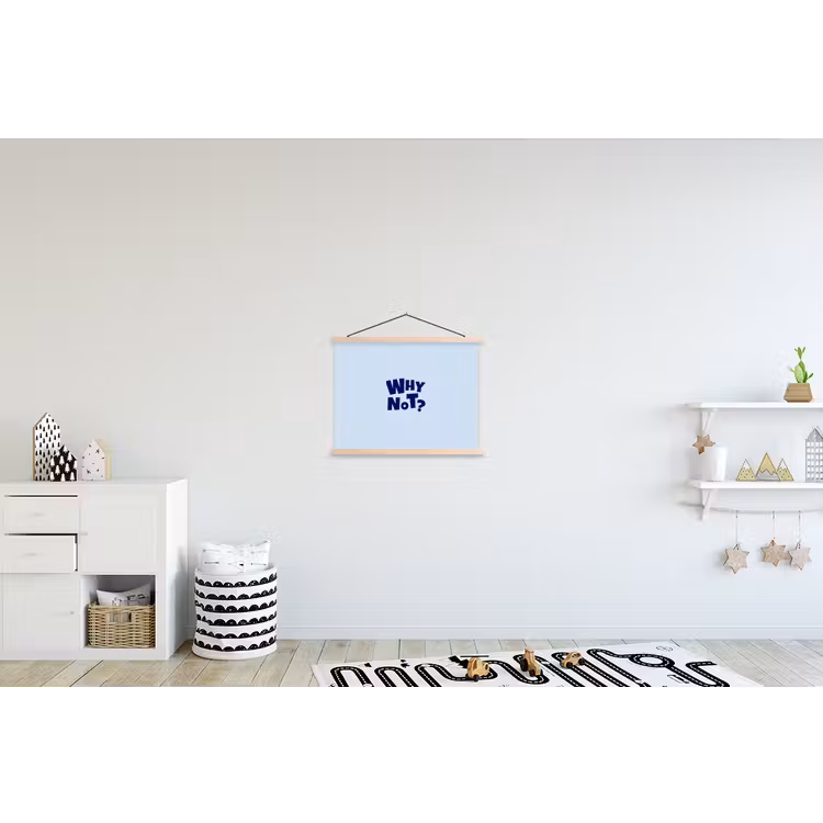 Schoolplaat - Why not - Blauw - Licht blauw - Quote — 3
