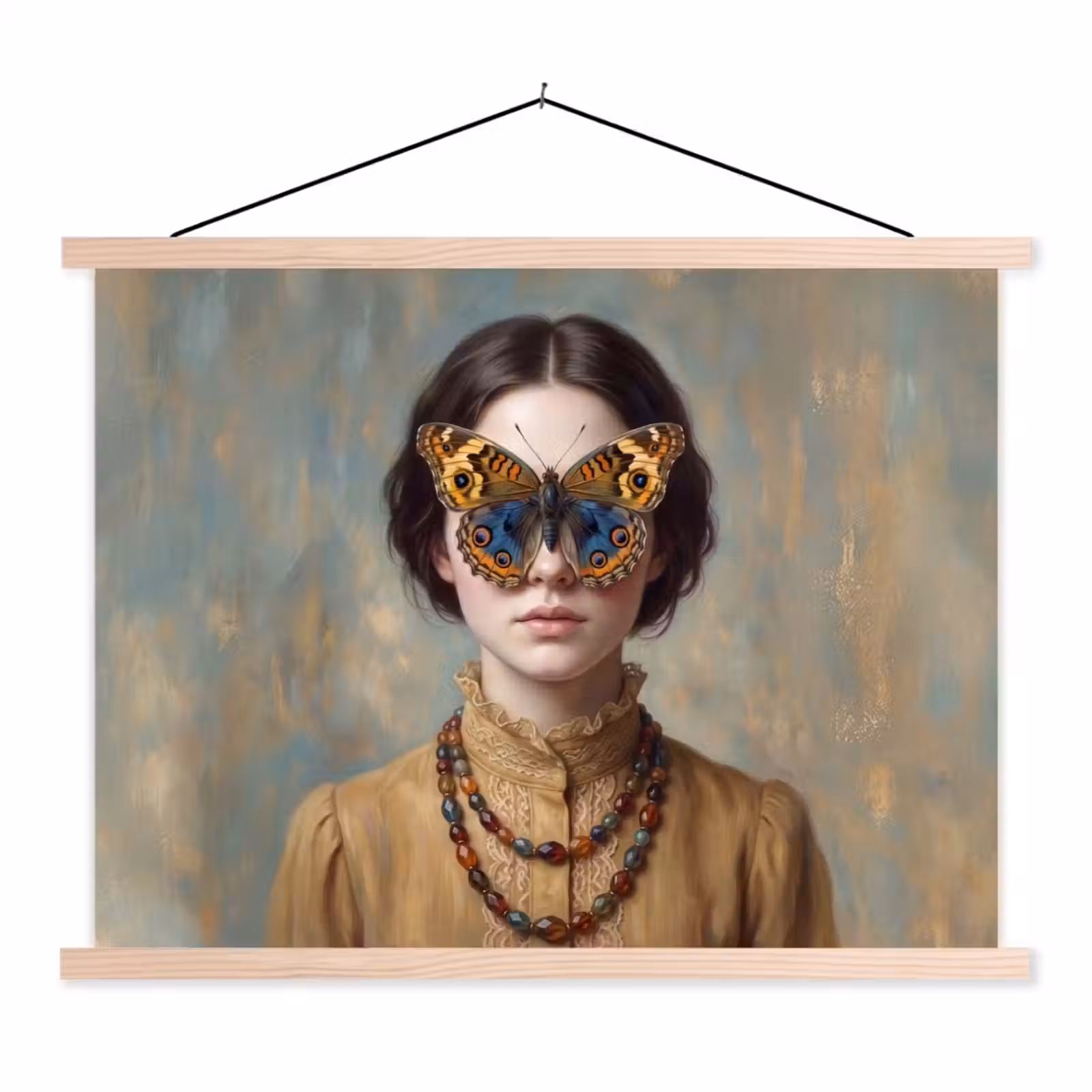 Schoolplaat - Portret - Vlinder - Kleurrijk — 1
