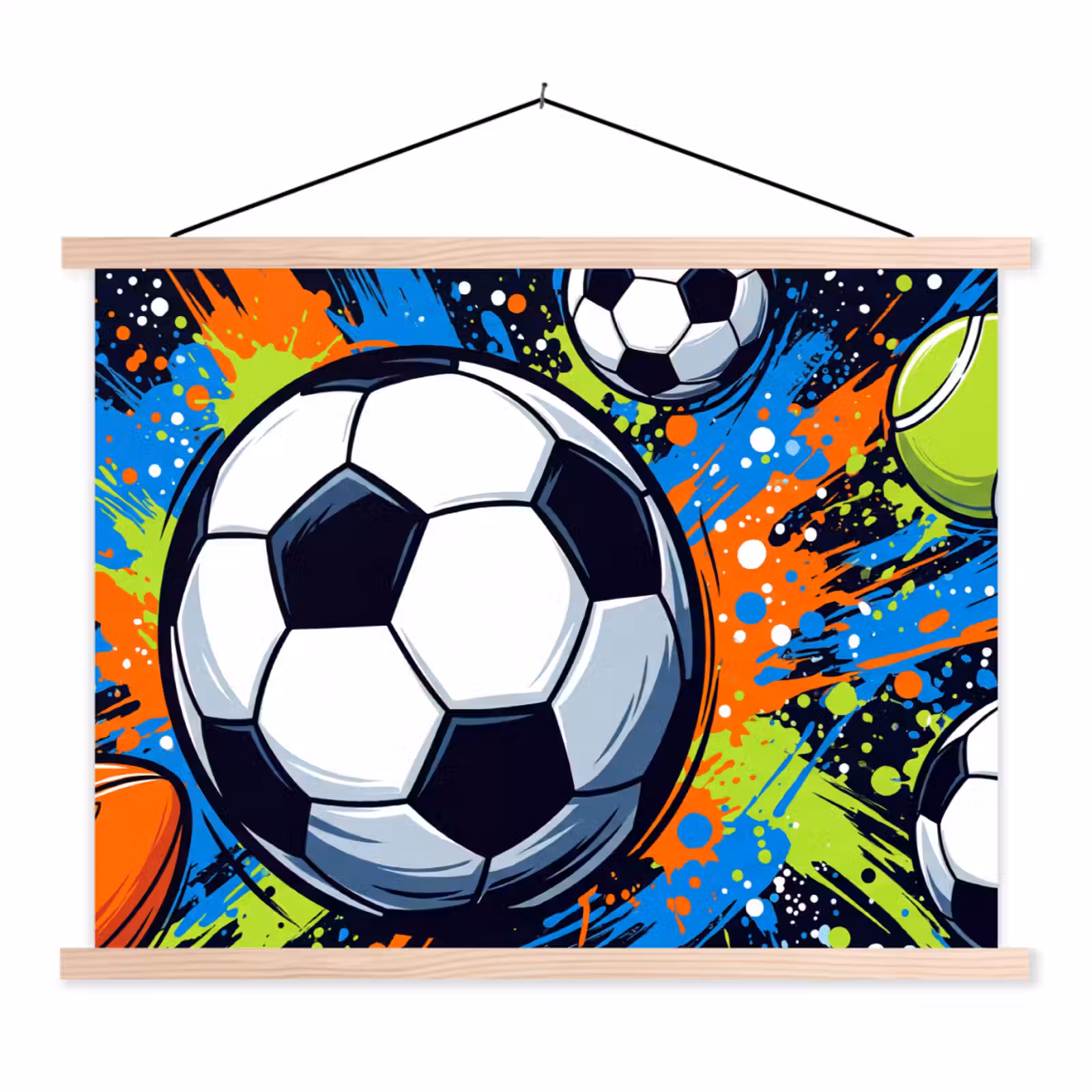 Schoolplaat - Sport - Ballen - Kleurrijk — 1