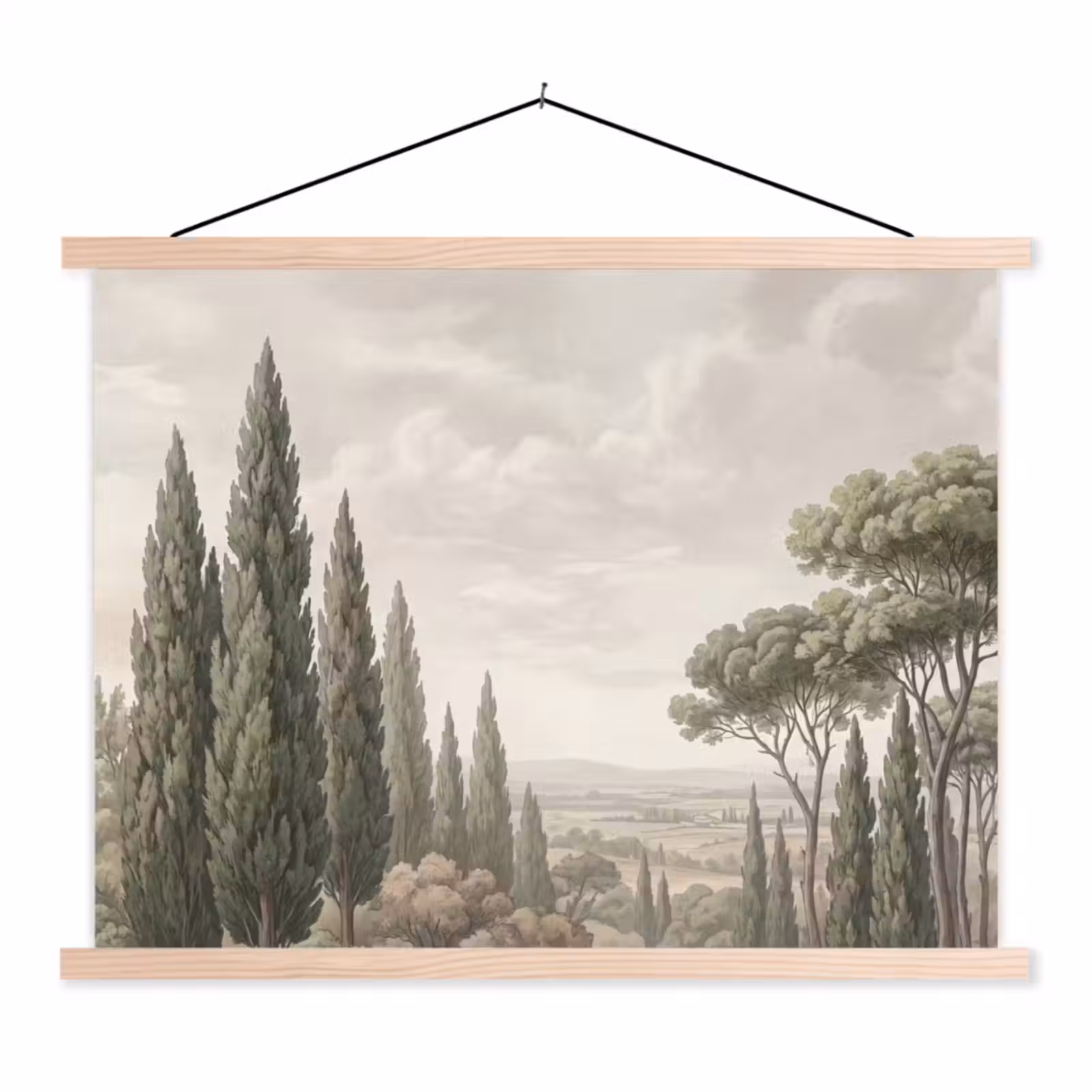 Schoolplaat - Vallei - Bos - Natuur - Groen — 1