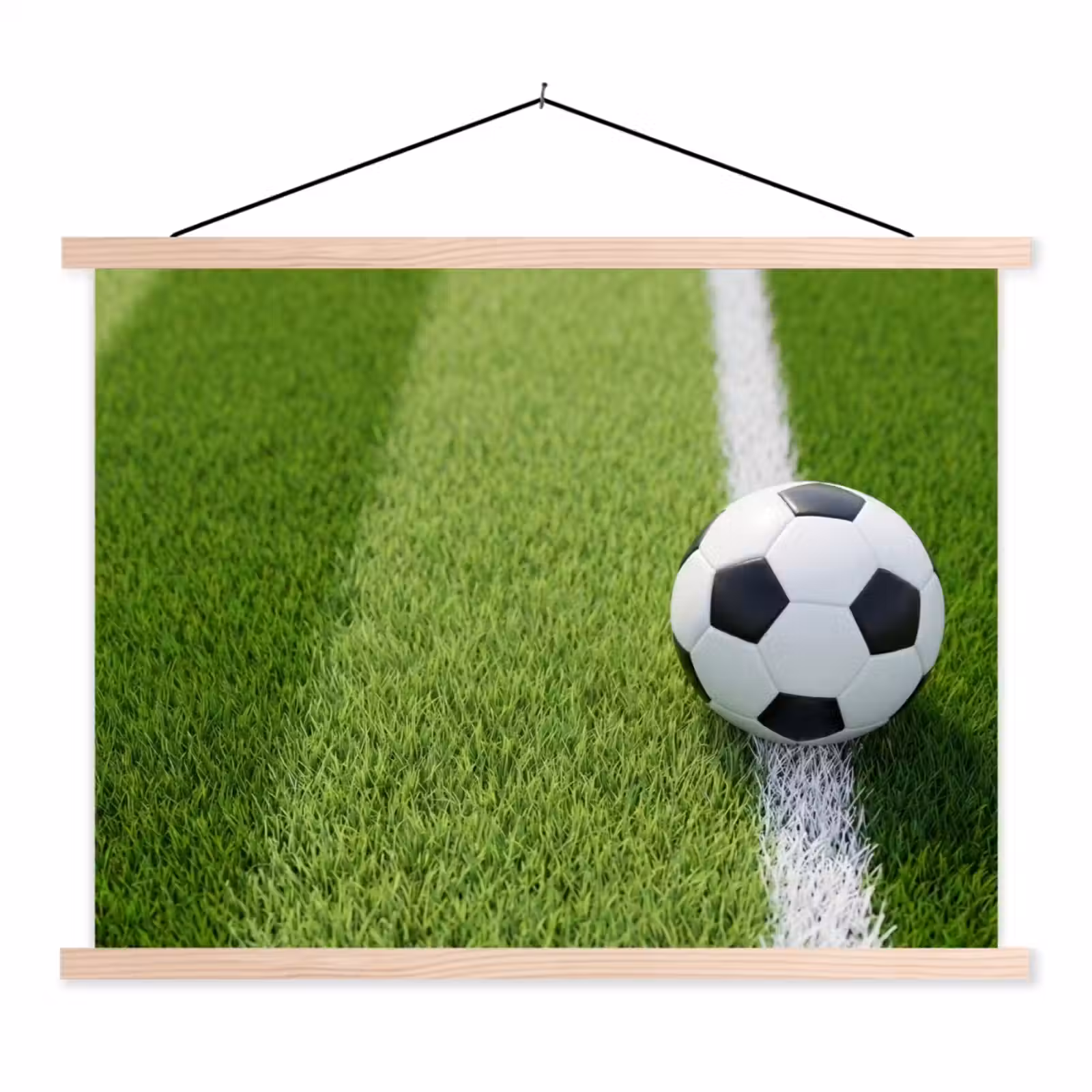 Schoolplaat - Voetbal - Grasveld - Sport - Groen — 1