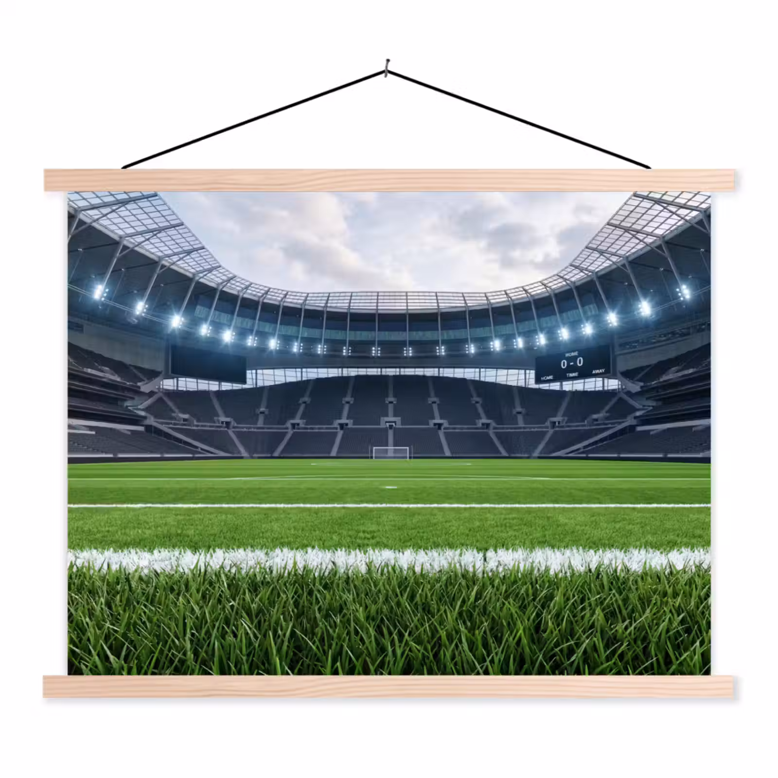 Schoolplaat - Voetbal - Stadion - Sport - Groen — 1