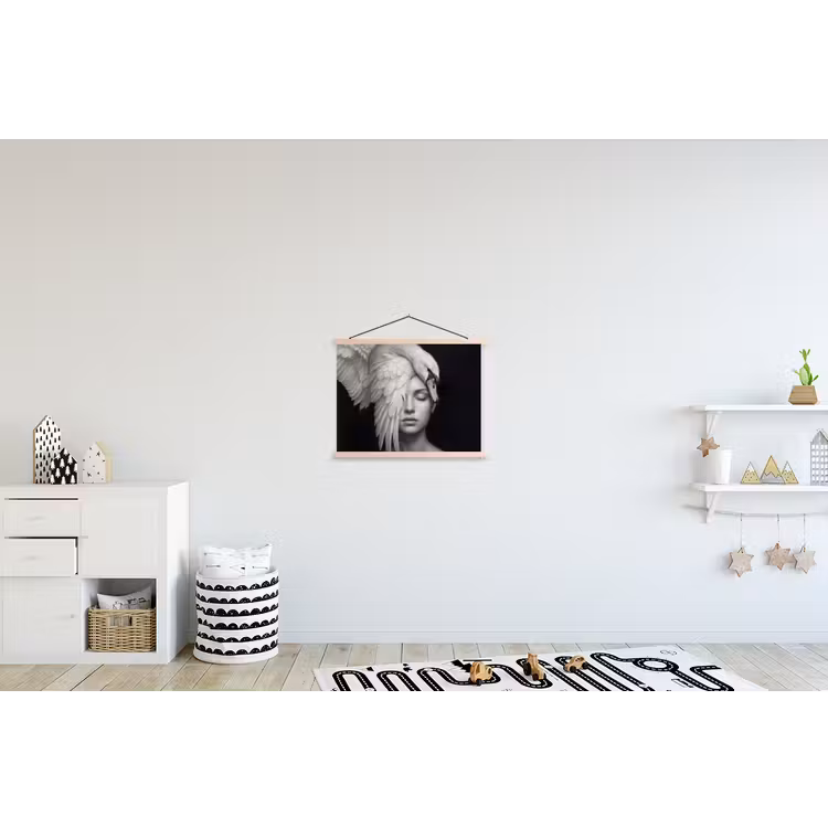 Schoolplaat - Portret - Zwaan - Zwart - Wit — 3