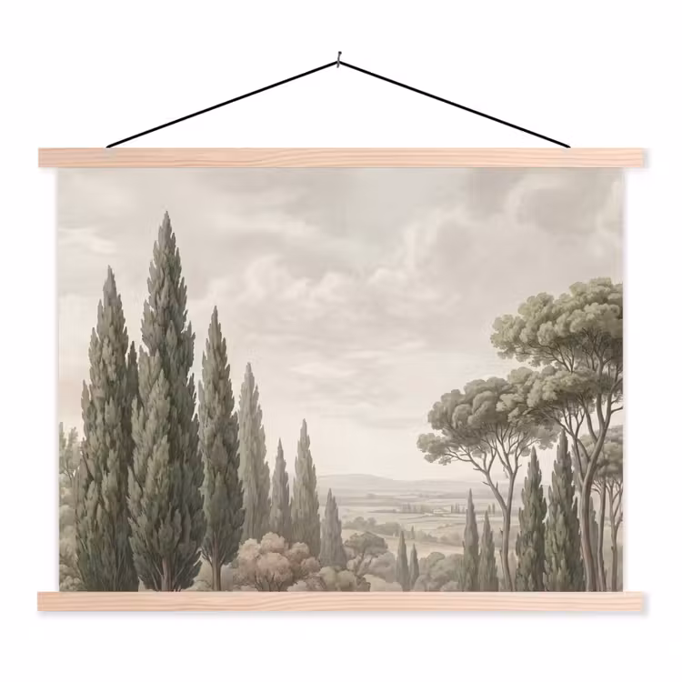 Schoolplaat - Vallei - Bos - Natuur - Groen — 1