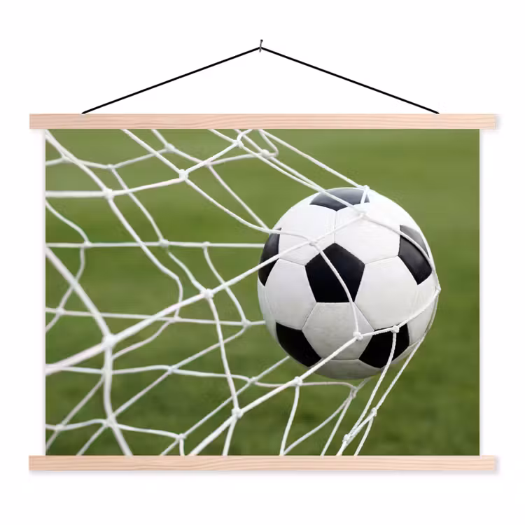 Schoolplaat - Voetbal - Goal - Net - Sport — 1
