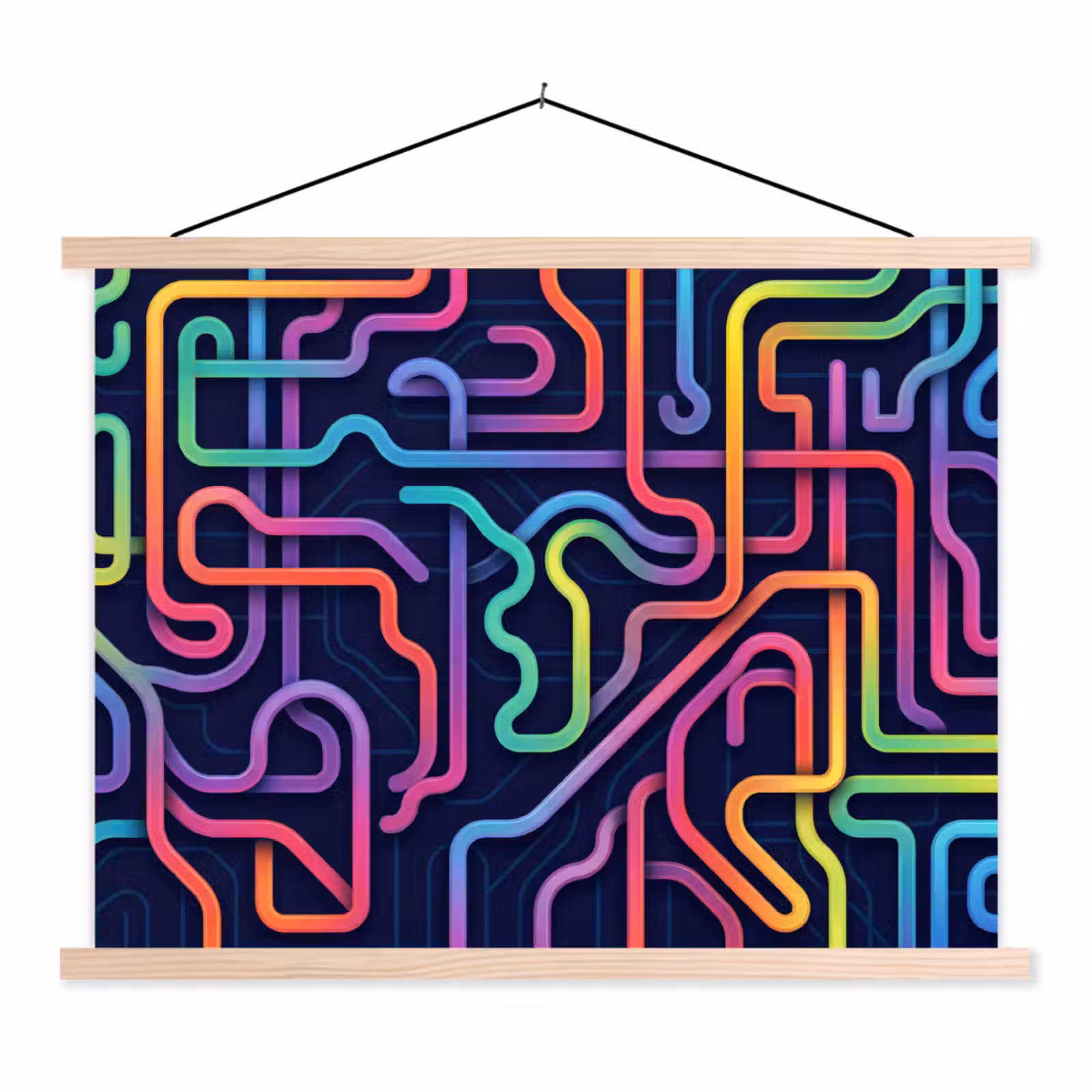 Schoolplaat - Retro - Abstract - Neon — 1